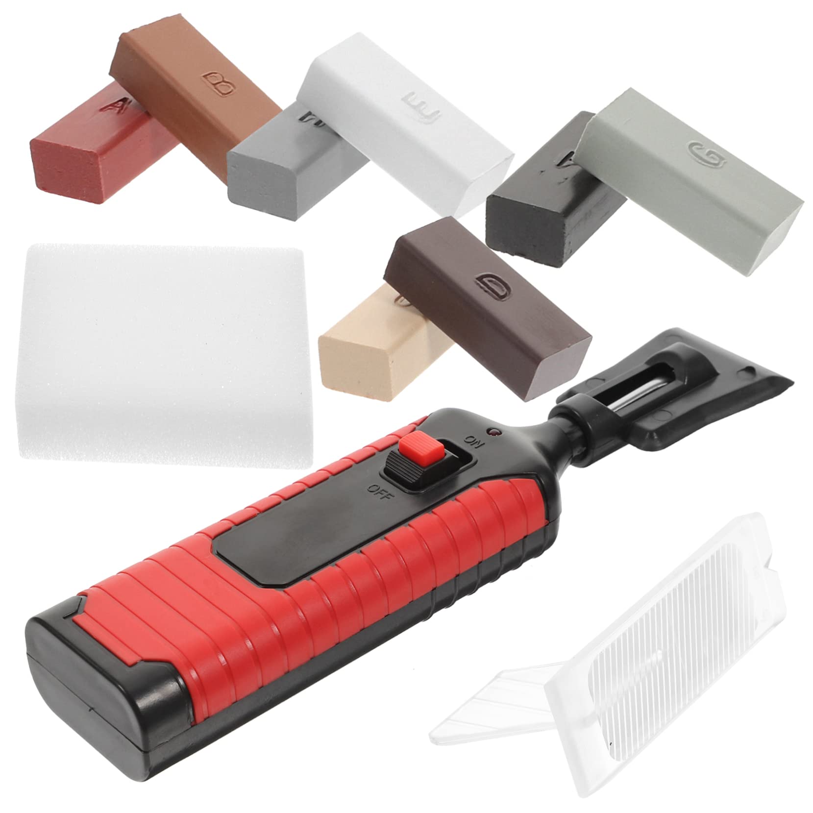 Homoyoyo 1juego Kit De Reparación De Azulejos De De Cera Para Restaurar Baldosas Encimeras y Pisos Cocinas y Baños No Requiere Batería