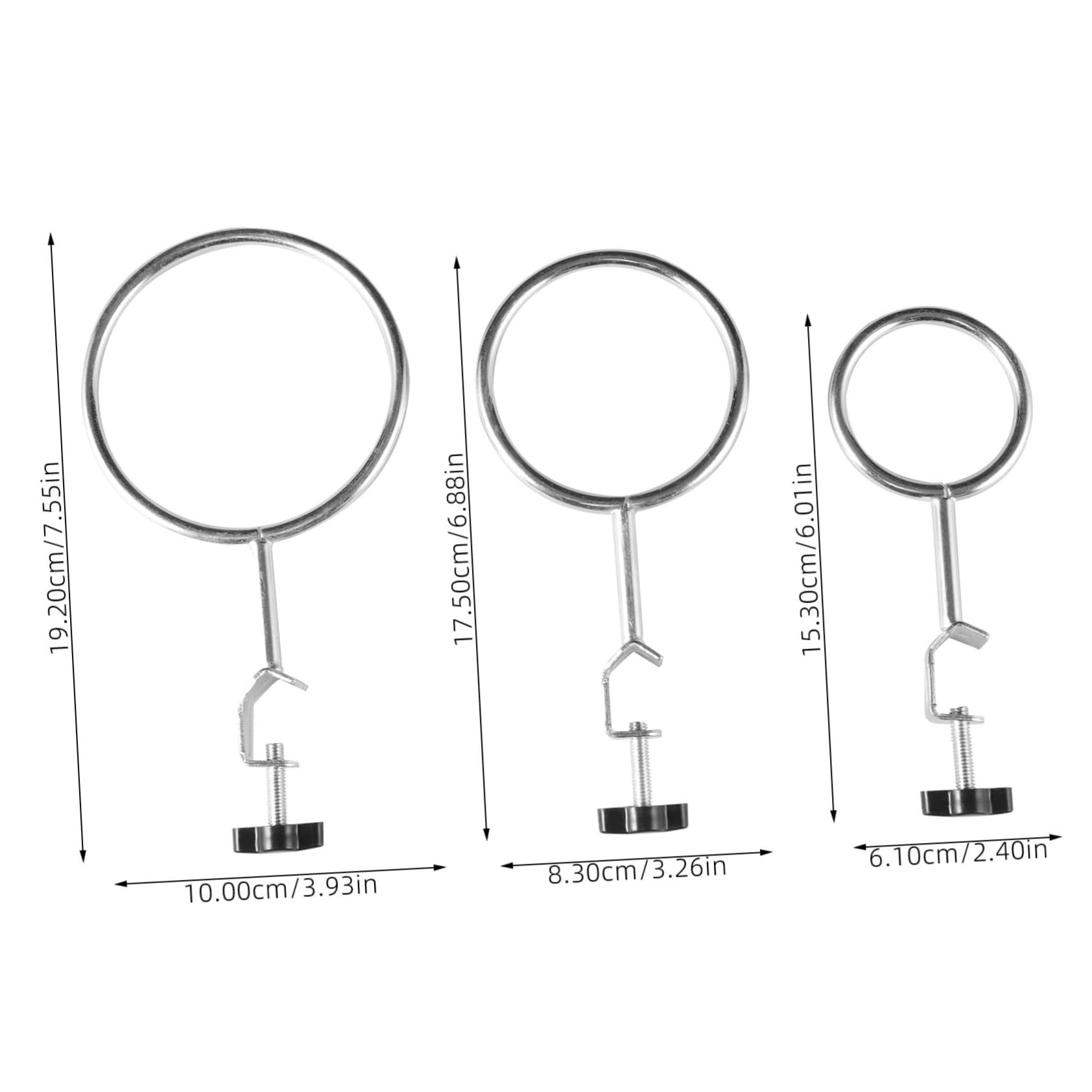 MAGICLULU Iron Ring Experimental Equipment Lab Clamp for Laboratory Retort Ring Clamps