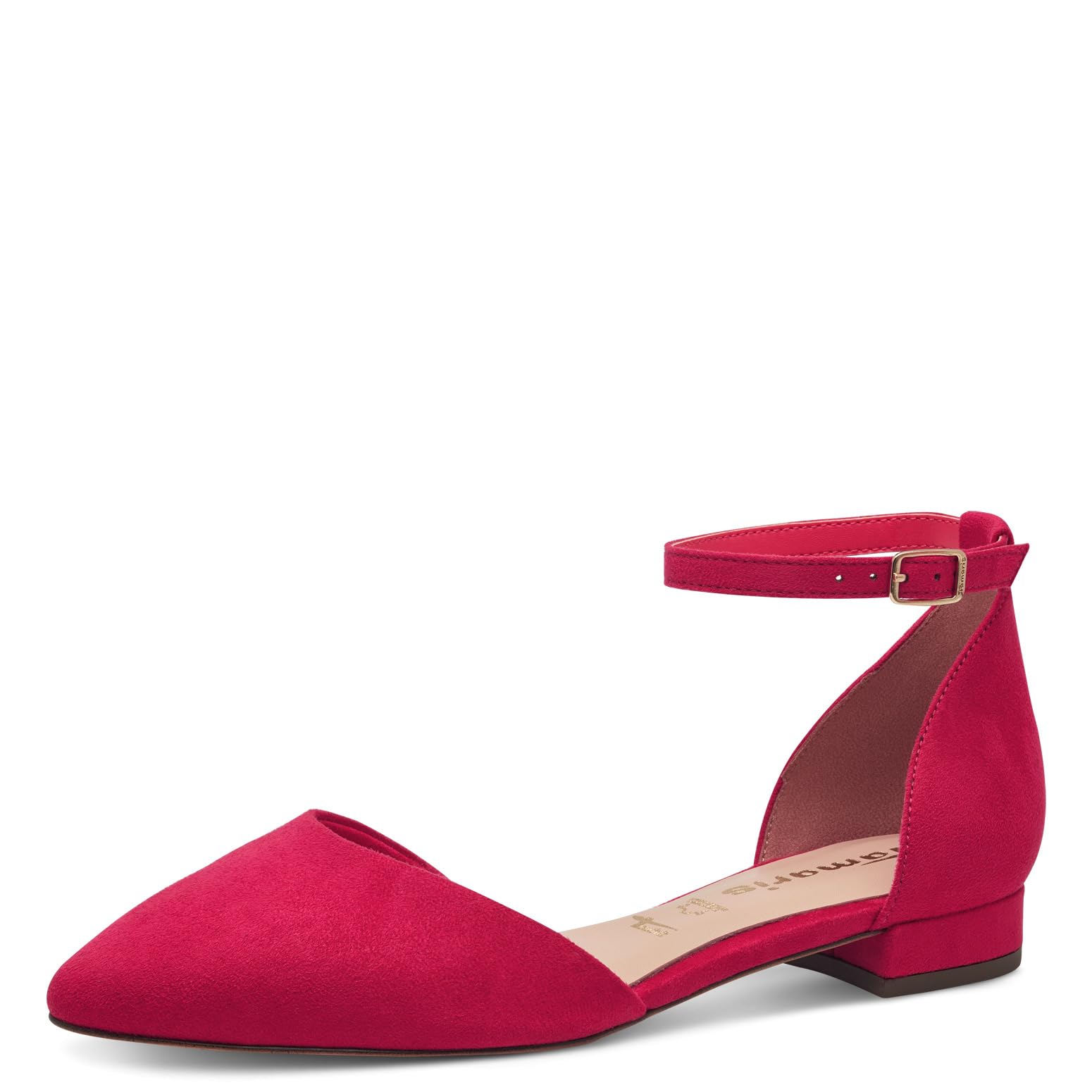 Tamaris Women's Vegan Court Shoes, Pink, 5 UK