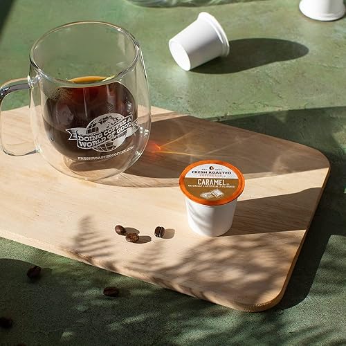 Miniatura 73 de Fresh Roasted Coffee, Peaberry de Tanzania, tostado ligero, Kosher, compatible con K-Cup, 24 cápsulas