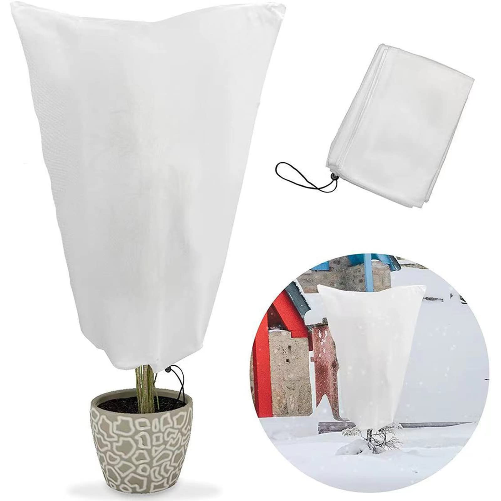 Lot De 2 Housses De Protection Contre Le Gel, Réutilisables