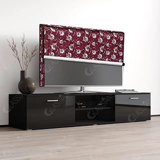Glassiano Double Use - Transparent & Printed Flap - LED TV Cover 24 Inch, Waterproof, Campatible for All Brands (LG, Sony, Samsung, Vu, Mi, Realme, TCL, Croma)