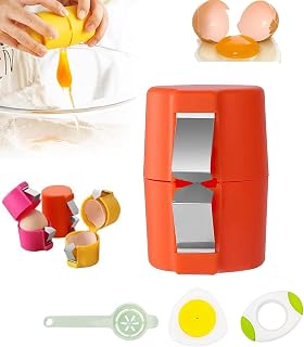 4PCS Shell Opener for Hard Boiled Eggs - Easy Peeler Tool for Perfectly Peeled Eggs Every Time - Kitchen Essential for Effortless Preparation (Orange)