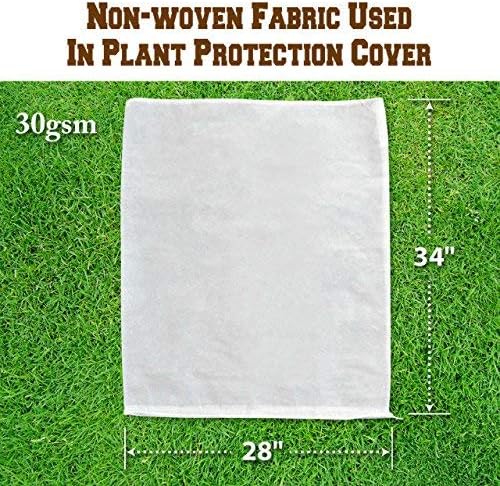 Miniatura 4 de BenefitUSA Warm Worth - Cubierta para plantas y bolsa protectora para plantas para protección contra heladas, varios tamaños para tu elección (34 x