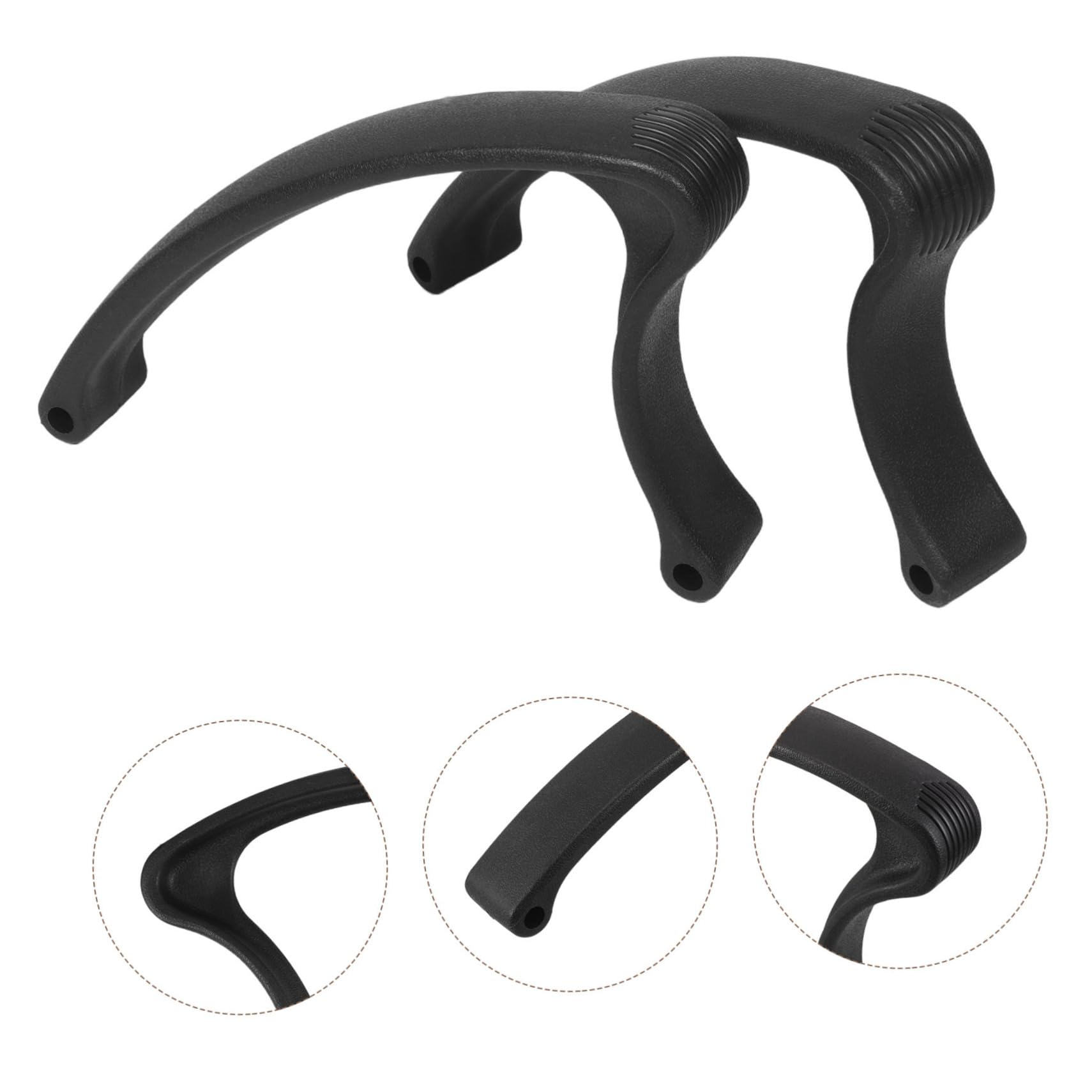 Reposabrazos ergonómico para silla de oficina, reposabrazos de plástico duradero para sillas de escritorio de juegos y computadora, soporte cómodo para adultos, ancianos y usuarios discapacitados