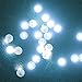 Amy Basic (100 Pcs White Round Led Flash Ball Lamp for Paper Lantern Balloon Party Wedding,Party Birthday and Festival Decorative Lights