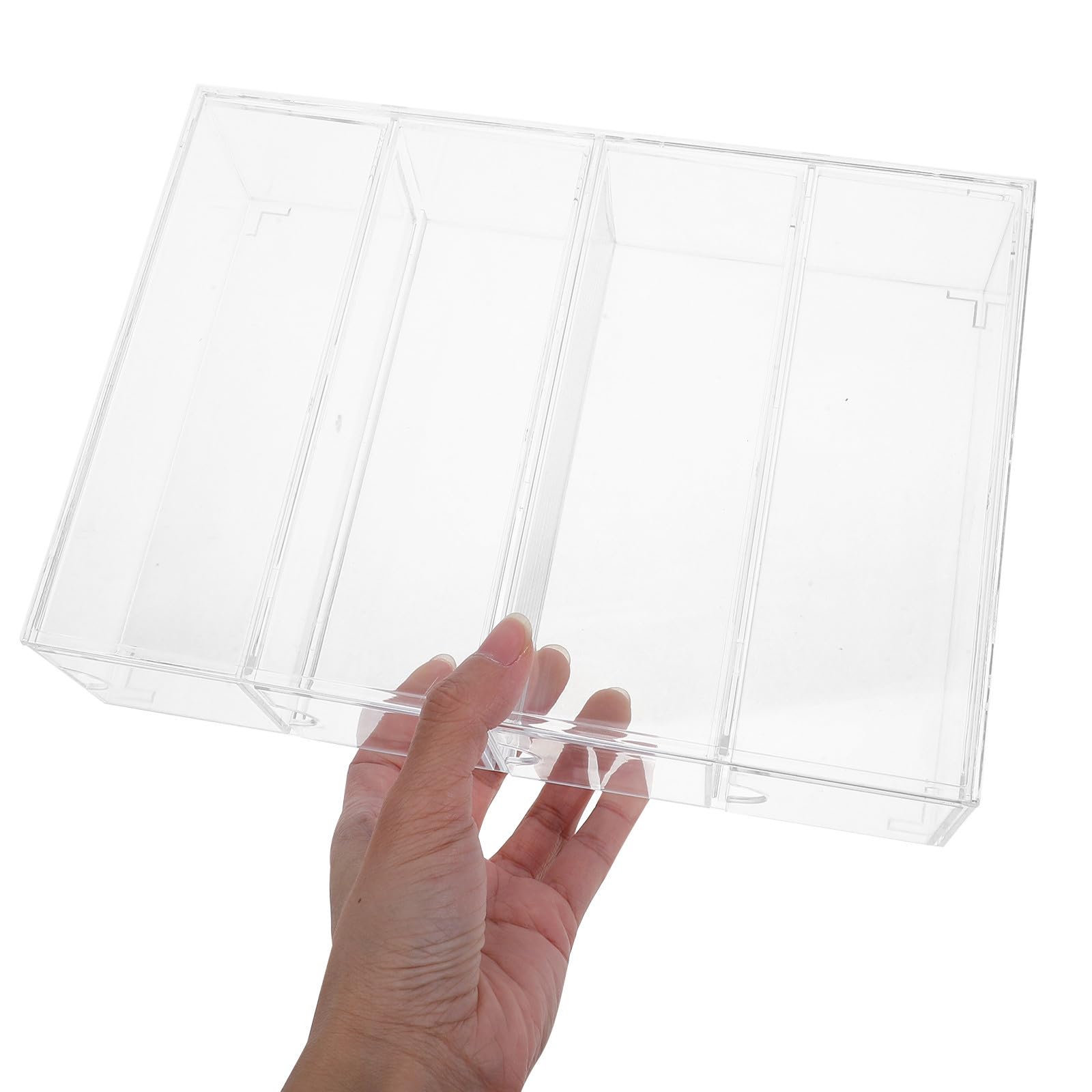 2 Stück Brillen Displaybox aus Acryl Sonnenbrillenetui Stapelbar für Schreibtisch und Büro für Stifte und Kleine Schreibtischaccessoires