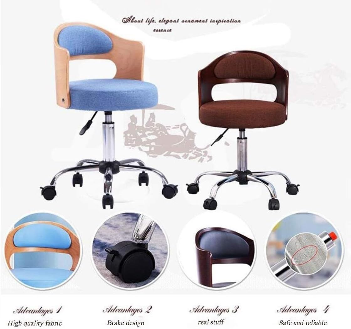 Krzesło Biurowe Krzesło Krzesło Biurowe Regulowany Obrót Podnoszenia Krzesło Wykonawcze Ergonomia Krzesło Do Nauki Tkanin Domowych Fotel Biurowy(E)