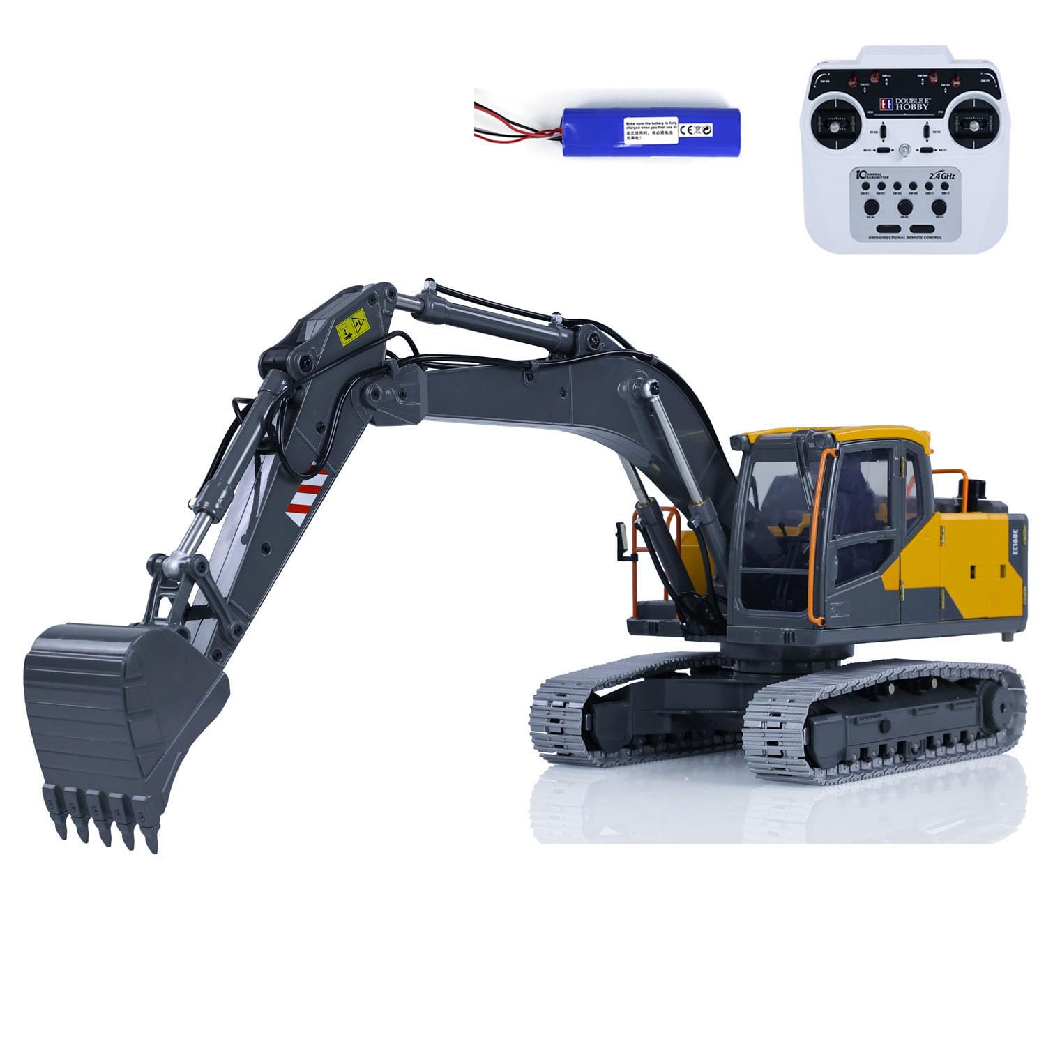 1/14 RC escavatore Double E E010 EC160E lega completa metallo tecnica veicolo giocattolo