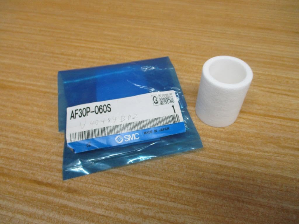 SMC AF30P-060S Compressed Air Filter Element for AF30, Non-Woven Fabric, Removes Particulate, 5 Micron