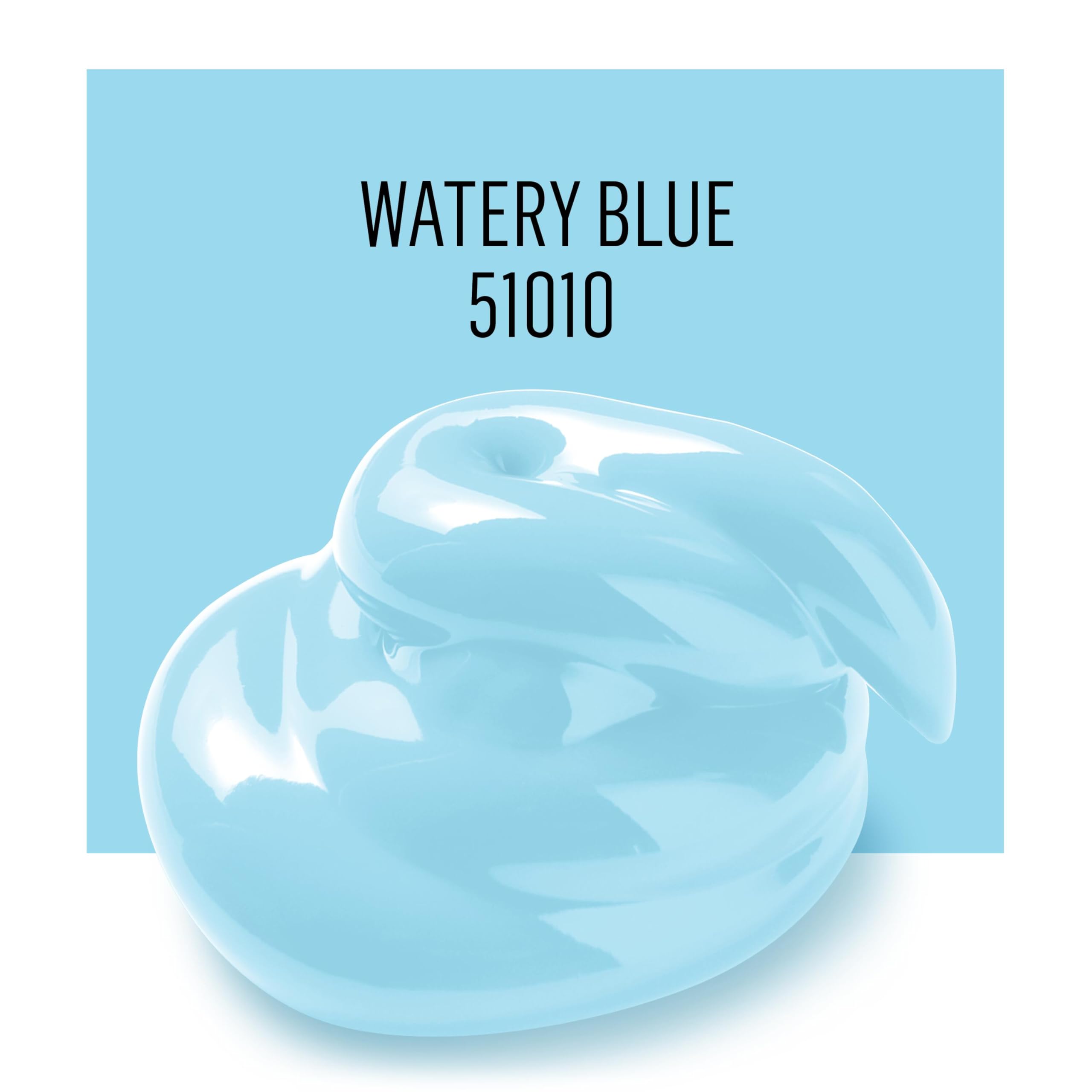 FolkArt Acrylic Craft Paint, Watery Blue 2 fl oz Premium Matte Finish Paint, Perfect For Easy To Apply DIY Arts And Crafts, 51010