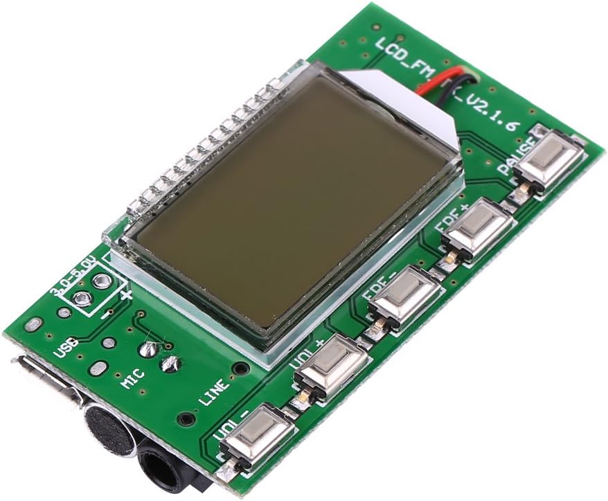 Walfront DSP & PLL Digital Wireless Microphone Stereo FM Transmitter Module 87-108MHz