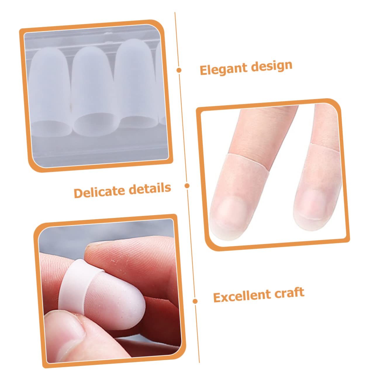 NULYLU 3 Sets Guitar Accessories Kit Finger Guard Tape Silicone Fingertip Protector for Guitar Practice