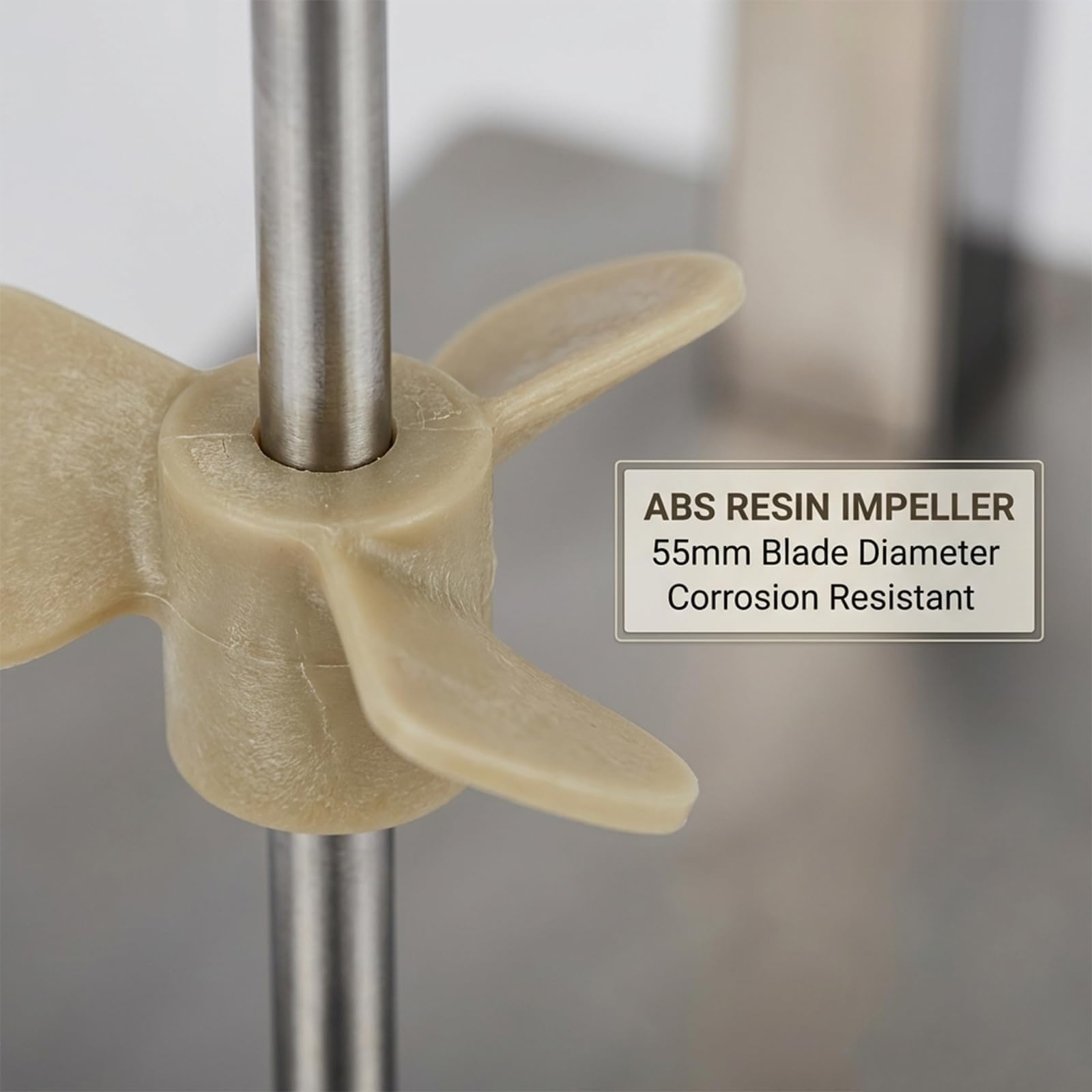 Agitador de barril de aire, mezclador de pintura neumático de 1 galón, soporte ajustable de altura manual, 50-3200 RPM, mezclador de cuchillas ABS para resina, adhesivo, tinte, productos químicos