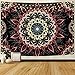 Uspring Mandala Tapestry - Bohemian Floral Aesthetic Hippie Boho Wall Hanging Decor for Bedroom, Living Room, Dorm (51.2 x 59.1 inches)