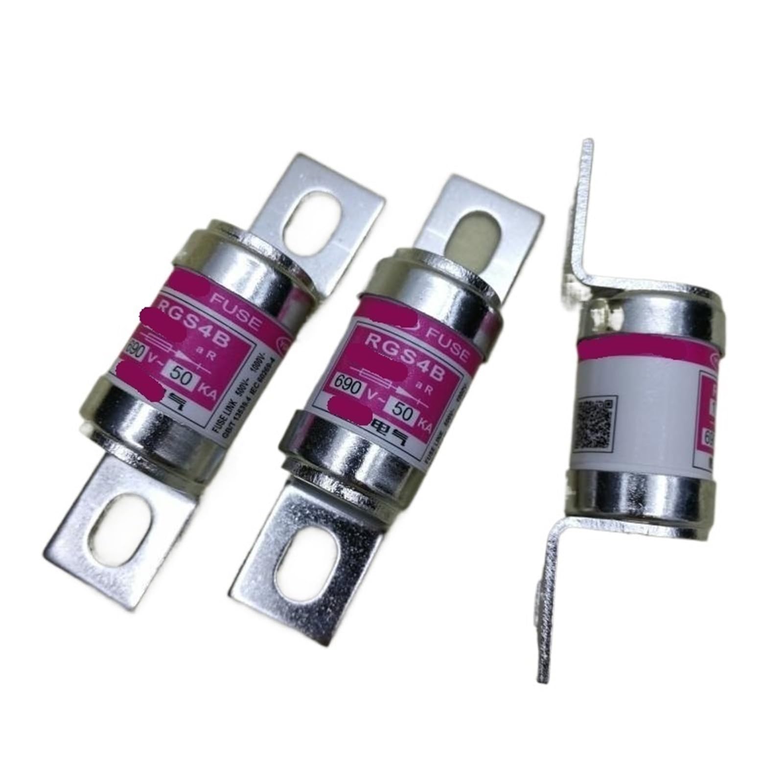 Fusible aR RGS4B-225A cylindrique pour armoire electrique triphasee