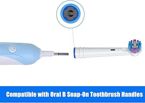 Miniatura 5 de Cabezales de repuesto para cepillo de dientes Oral-B, paquete de 4 cabezales de repuesto compatibles con cepillo de dientes eléctrico Oral B Braun,