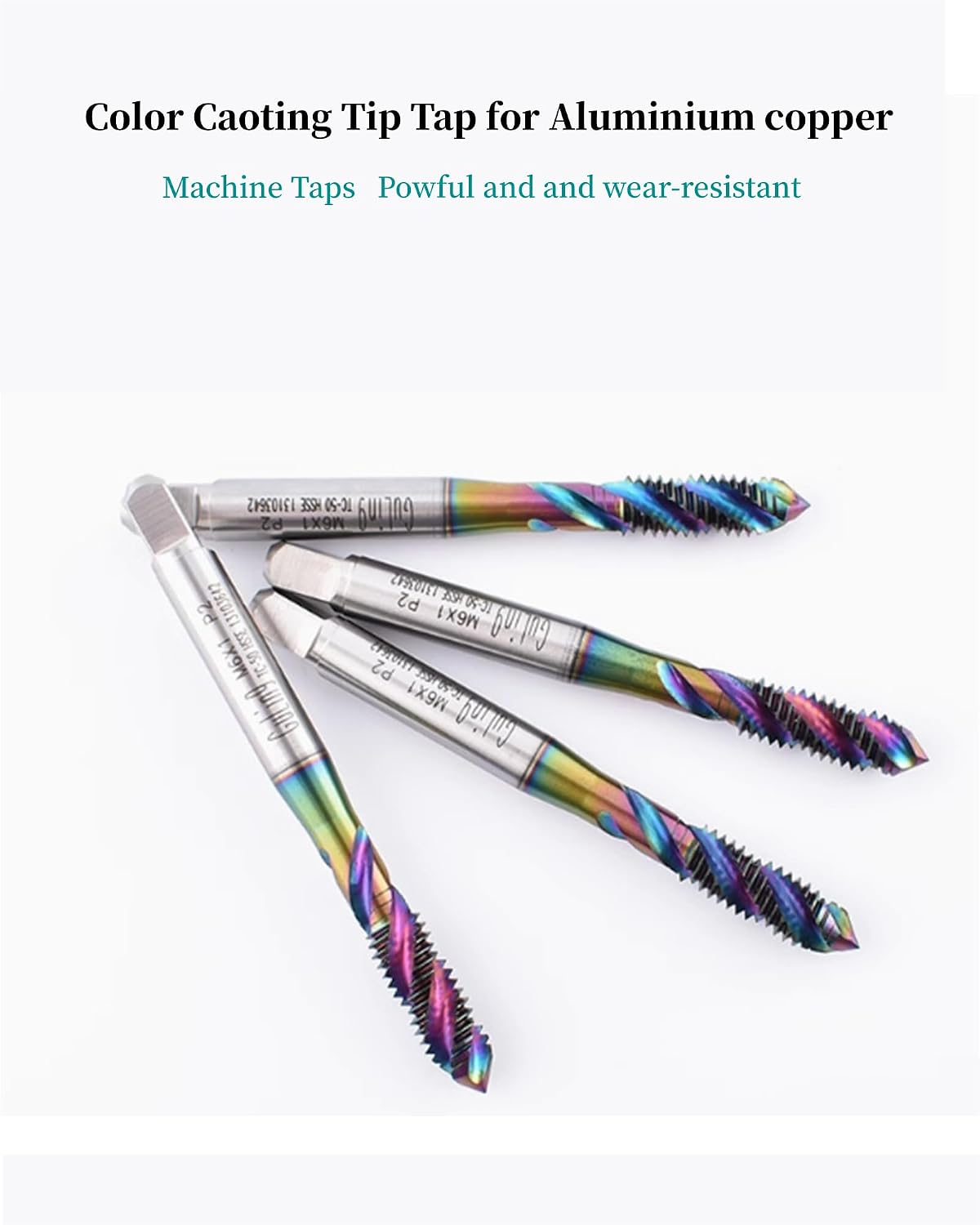 1pcs Combination Drill Tap &Tip Tap Bit Set Nano Blue Coated Screw Tapping Bit Tool High Speed Steel Drilling Tapping Bits Metric Size M18*2.5 for Copper and Aluminum