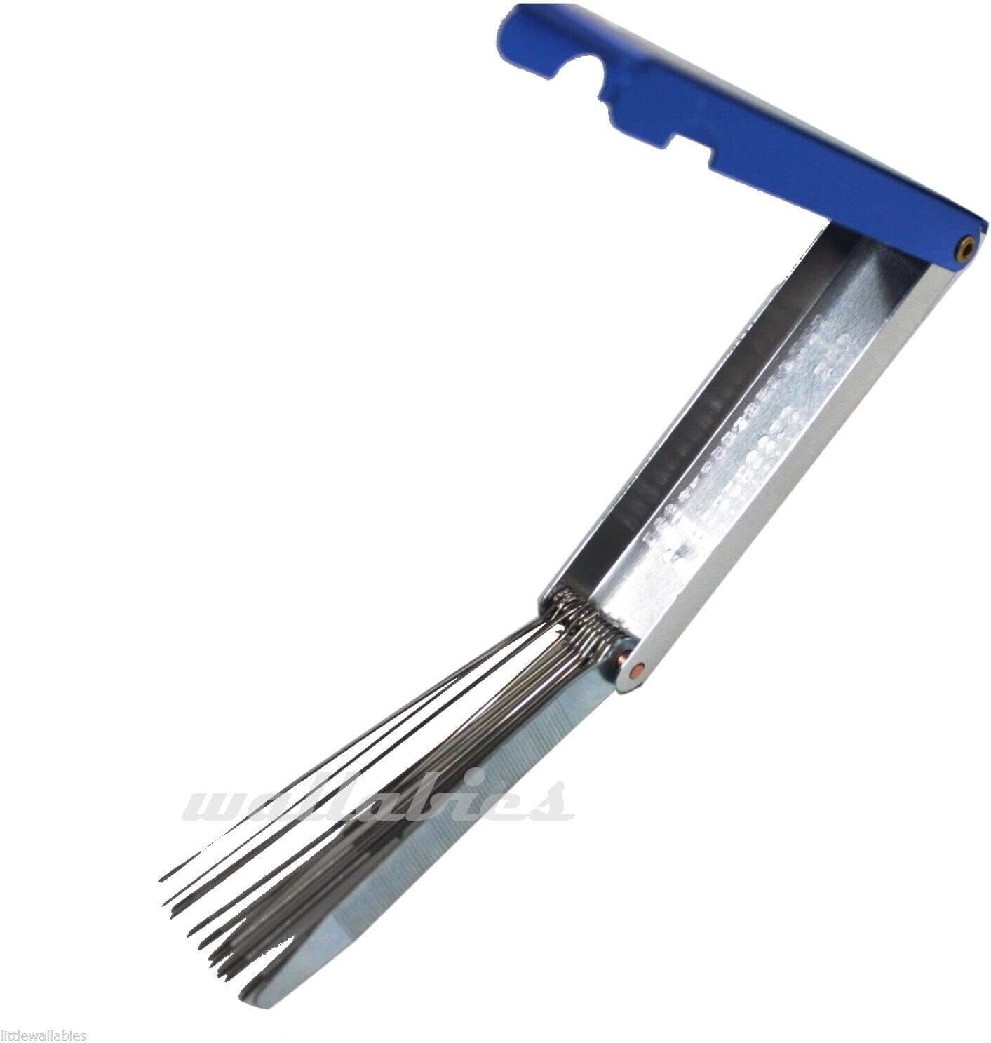 ARC-POWER Blue Metal Shell 13 in 1 Welding Torch Nozzle Tip Cleaner for Welder Soldering
