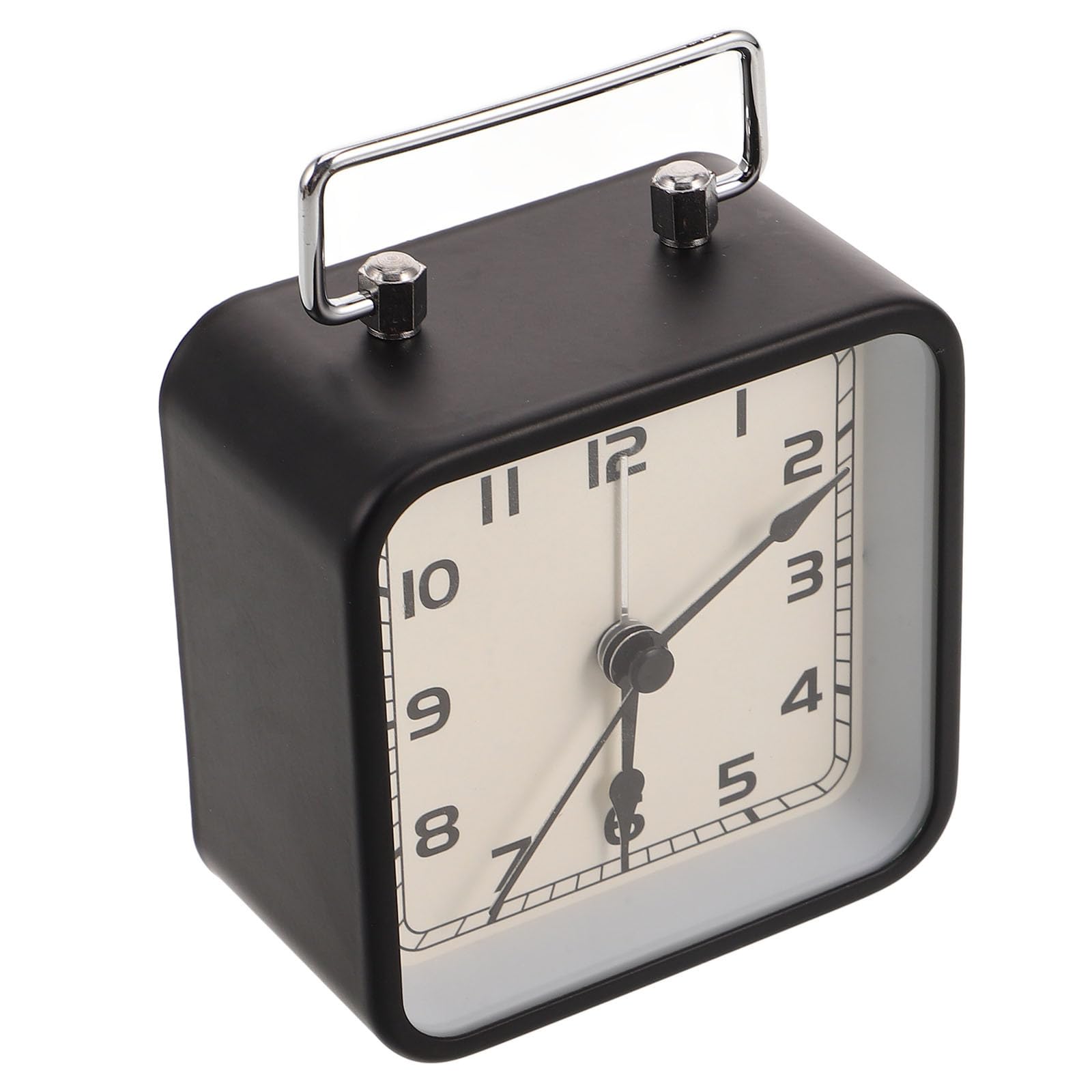 Reloj despertador silencioso Beaupretty sin tic-tac para evitar insomnio en dormitorio