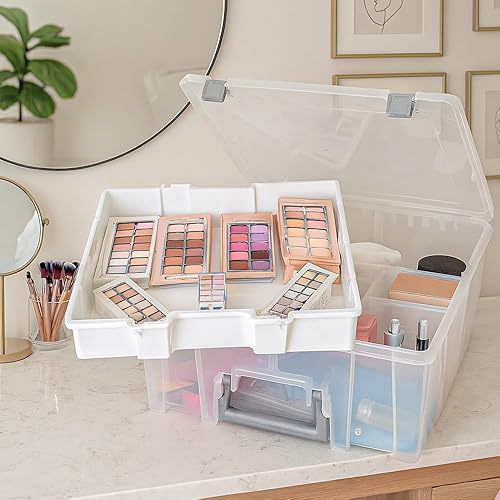 Miniatura 2 de ArtBin AB Designs Super Satchel Doble Profundidad con Divisores Removibles, Contenedor de Organización de Almacenamiento para el Hogar Apilable,