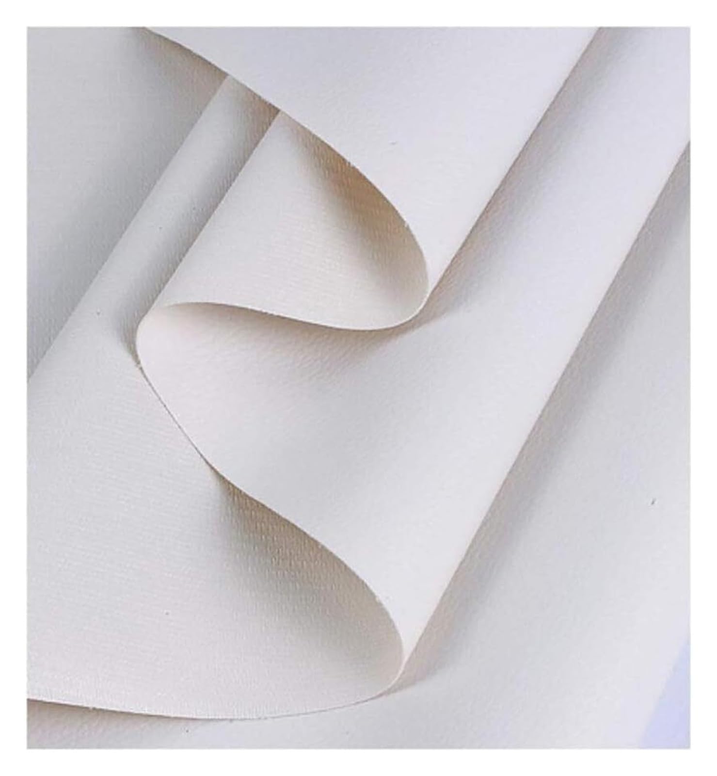 Waterproof Faux Leather Fabric， Faux Leather Fabric Leatherette Vinyl Sewing Upholstery White 1.38m Wide Multiple Lengths
