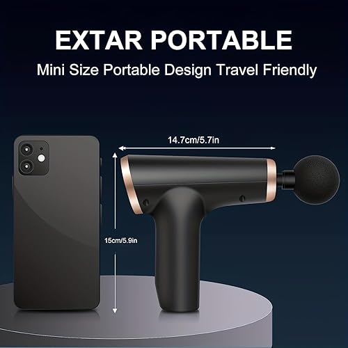 Miniatura 2 de Pistola de masaje de tejido profundo para relajación de cuerpo completo color verde