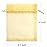 Akstore 50Pcs 3.15x4(8x10cm) Sheer Drawstring Organza Jewelry Pouches Wedding Party Christmas Favor Gift Bags (Golden, 3x4)