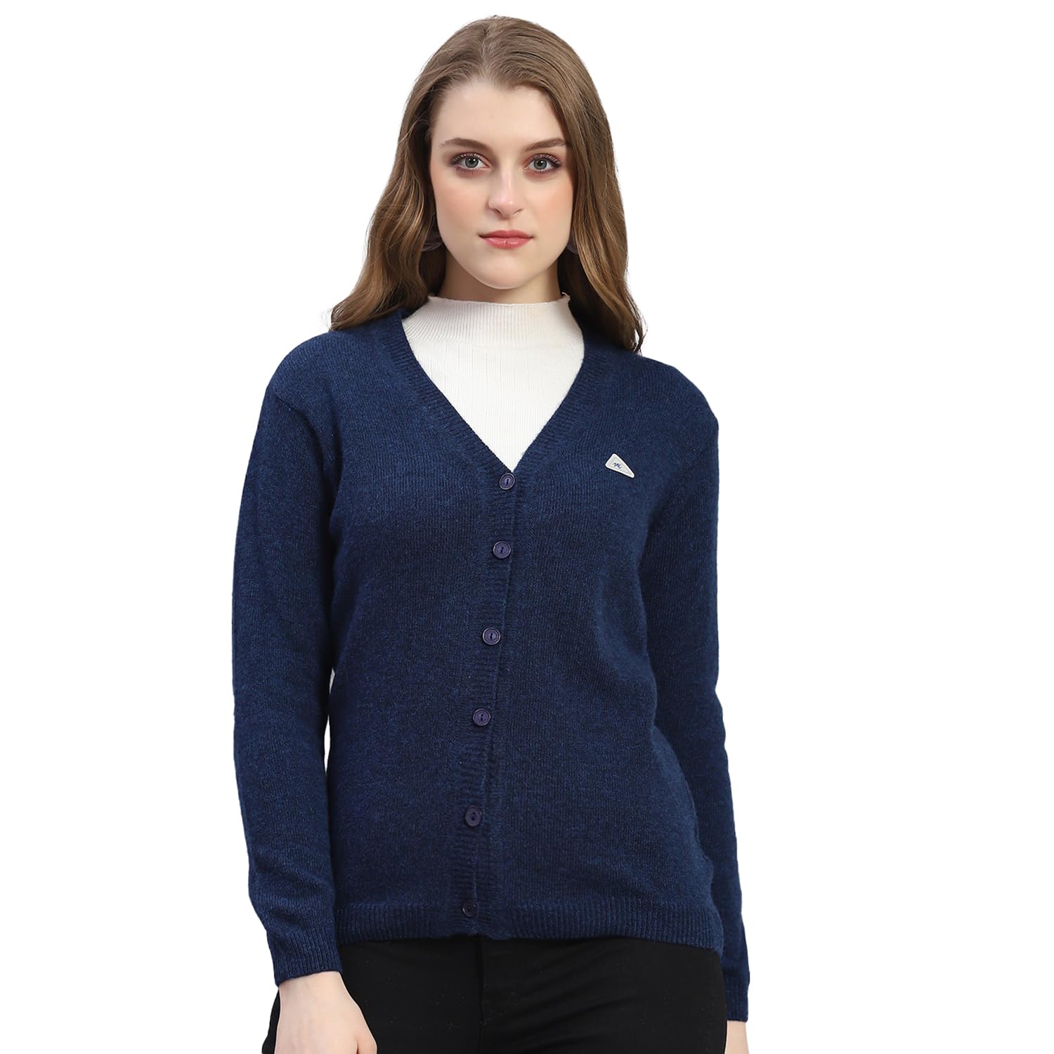 Monte Carlo Women’s Regular Fit Cardigan | Solid Pattern with Button Closure | Full Sleeve V-Neck Cardigan for Women Monte Carlo Women’s Regular Fit Cardigan | Solid Pattern with Button Closure | Full Sleeve V-Neck Cardigan for Women