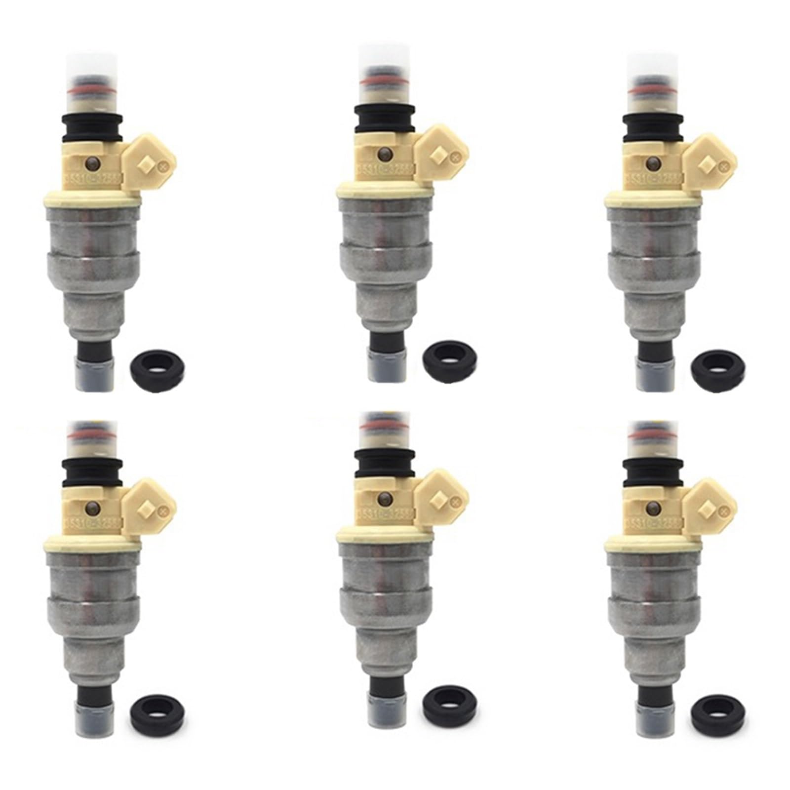 Trfbd One Color 6Pcs 35310-32560 9250930001 Fuel Injector Nozzle For Hyundai For Sonata 3.0L V6 1990-98 2.4L 1990 Car Accessories Parts