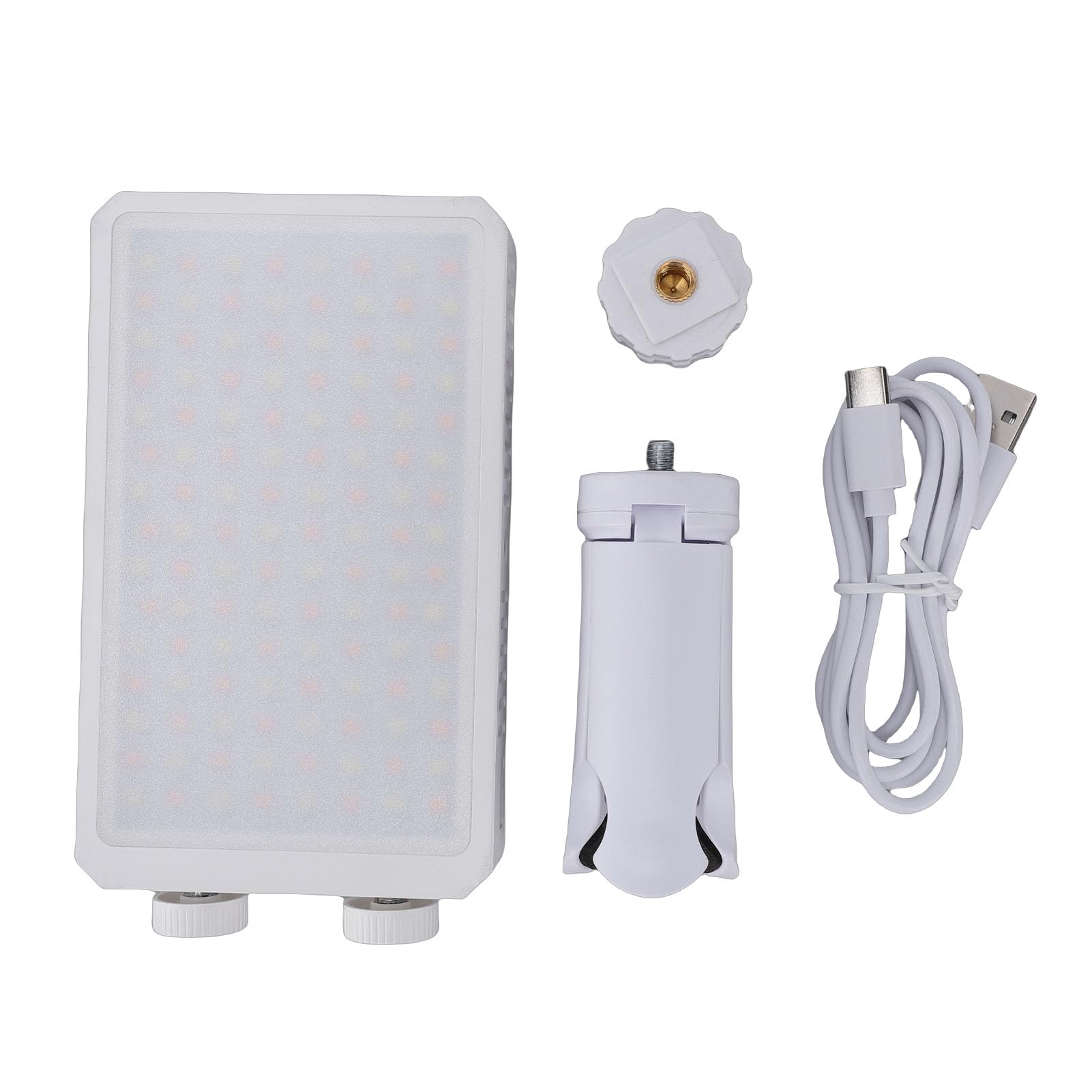 Asixxsix Pannello Luci Video RGB, 120 LED 40W 14000LX 2500-9000K CRI96+ Luce di Riempimento con Batteria 4400mAh Fascio Ampio 160°, per Creatori di Contenuti Fotografici