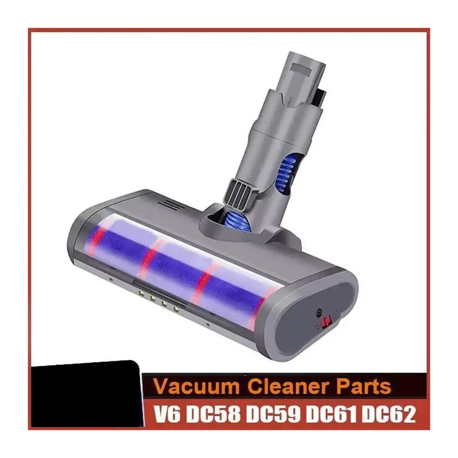 Cabezal de Rodillo barredor Suave, Compatible con Dyson, V6 DC45 DC58 | Repuesto de cepillo de suelo para DC61 DC62 DC74