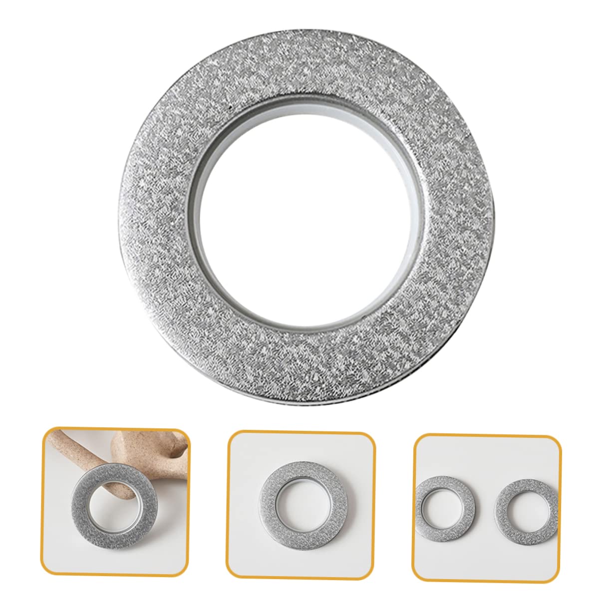24 Pièces Boucle de Rideau Crochets Rideaux Crochet pour Rideaux Accessoires de Rideaux Stores pour la Maison oeillet Anneau Romain tentures Oeillets pour Rideau œillets Plastique