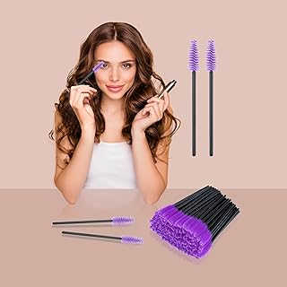 100 cepillos desechables para pestañas, aplic...