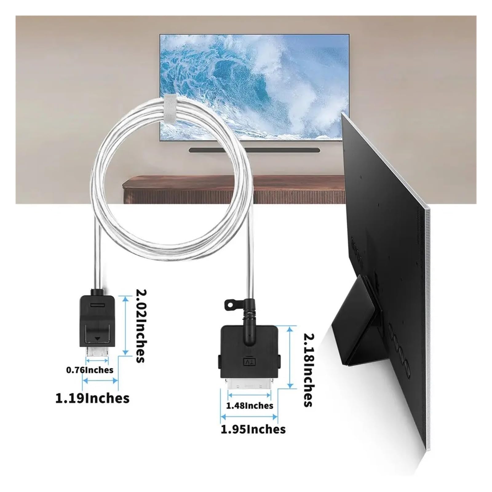 Câble de Connexion TV BN39-02688A Compatible avec Samsung QN55QN700BF