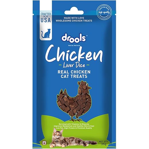 Drools Real Chicken Liver Cat Treats 35gm