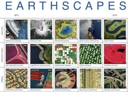 USPS Earthscapes Forever U.S. Postage Stamps (Sheet of 15)