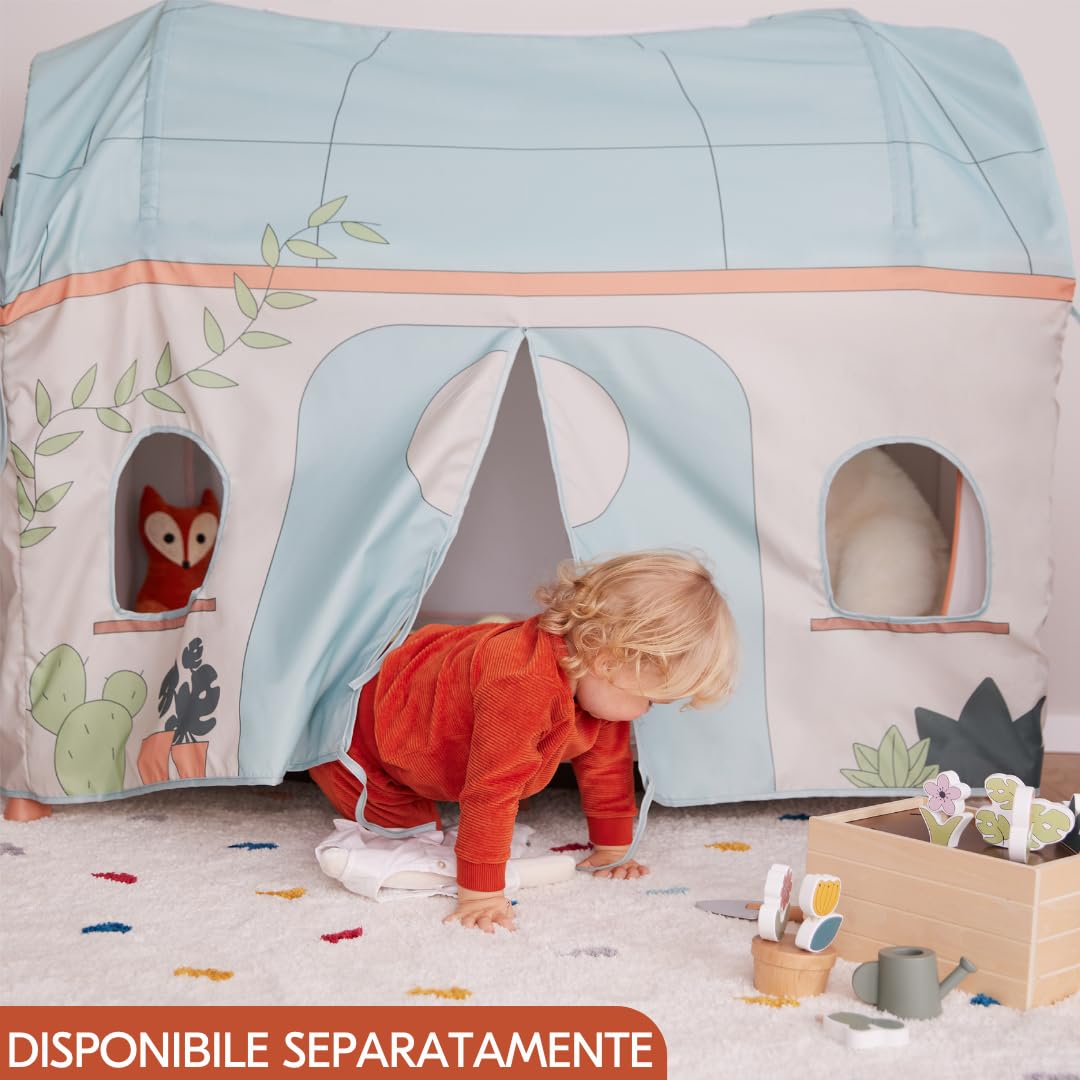 hauck Sleep N Play Go Plus Set Lettino da Viaggio con Materasso, Dusty Blue | Culla e box pieghevole con materasso, zanzariera e borsa I Facile da trasportare, ideale per vacanze e visite