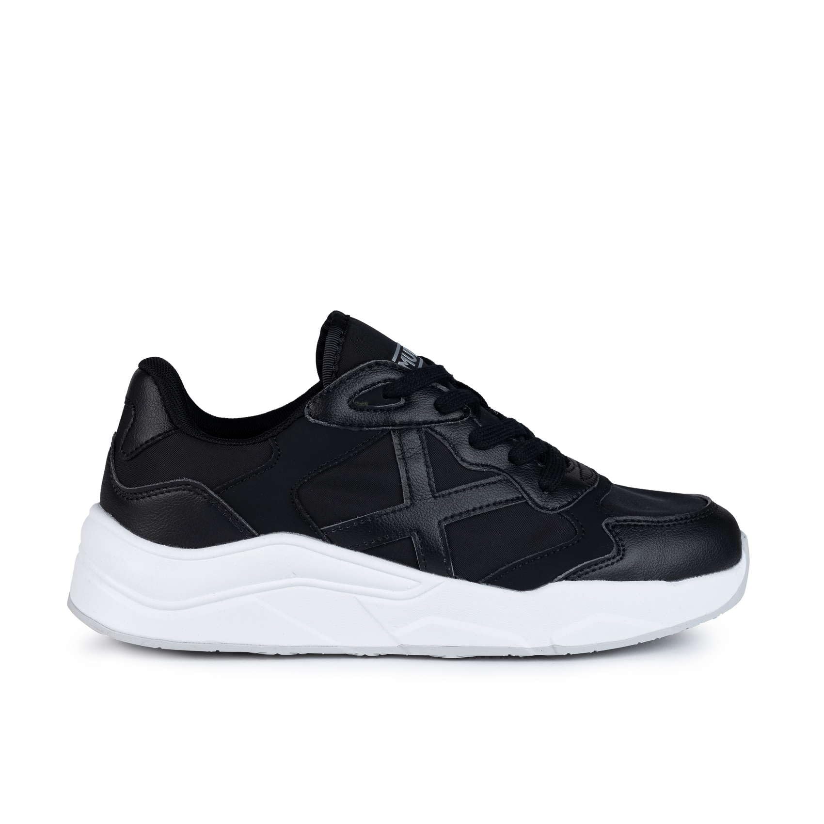 Munich Mali, Unisex Adult Trainers, Black, 36 EU, Black/White, 4 UK