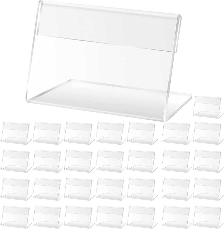 Amazon.co.jp: ZOUZJUN ポップスタンド カード立て L型 名刺サイズ