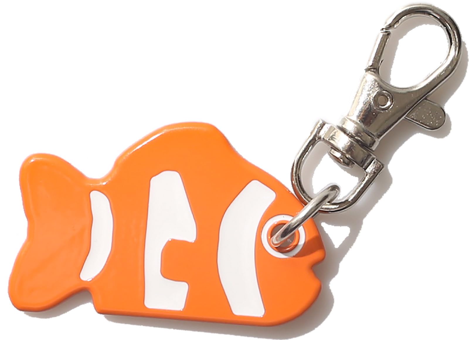 DQL Cute Fish Keychain, Bag Tag, Handbag Charms, Cute Accessories for Backpack, Car Key, Orange, 0