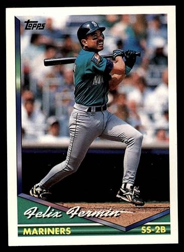 1994 Topps # 99 T Felix Fermin Seattle Mariners (Baseball Card) NMMT Mariners
