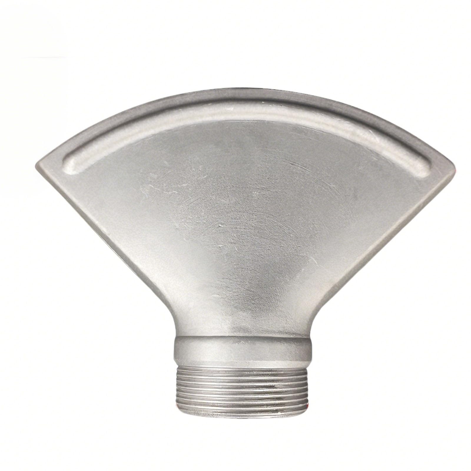 Boquilla de pico pato Cabezal pulverización abanico plano Patrón amplio Resistente a altas temperaturas Metal plateado Se adapta accesorios estándar En aluminum alloy Style Z - 2-inch external thread