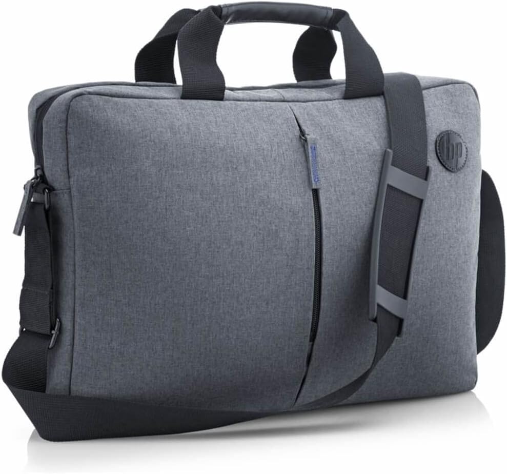 HP Essential 15.6 inch (39.6 cm) Grey TopLoad Briefcase Messenger bag for Laptop/Chromebook/Mac