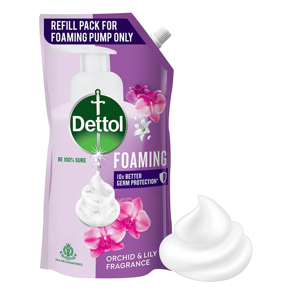 Dettol Orchid & Lily Fragrance Foaming Handwash Refill, 700ml-picture-56