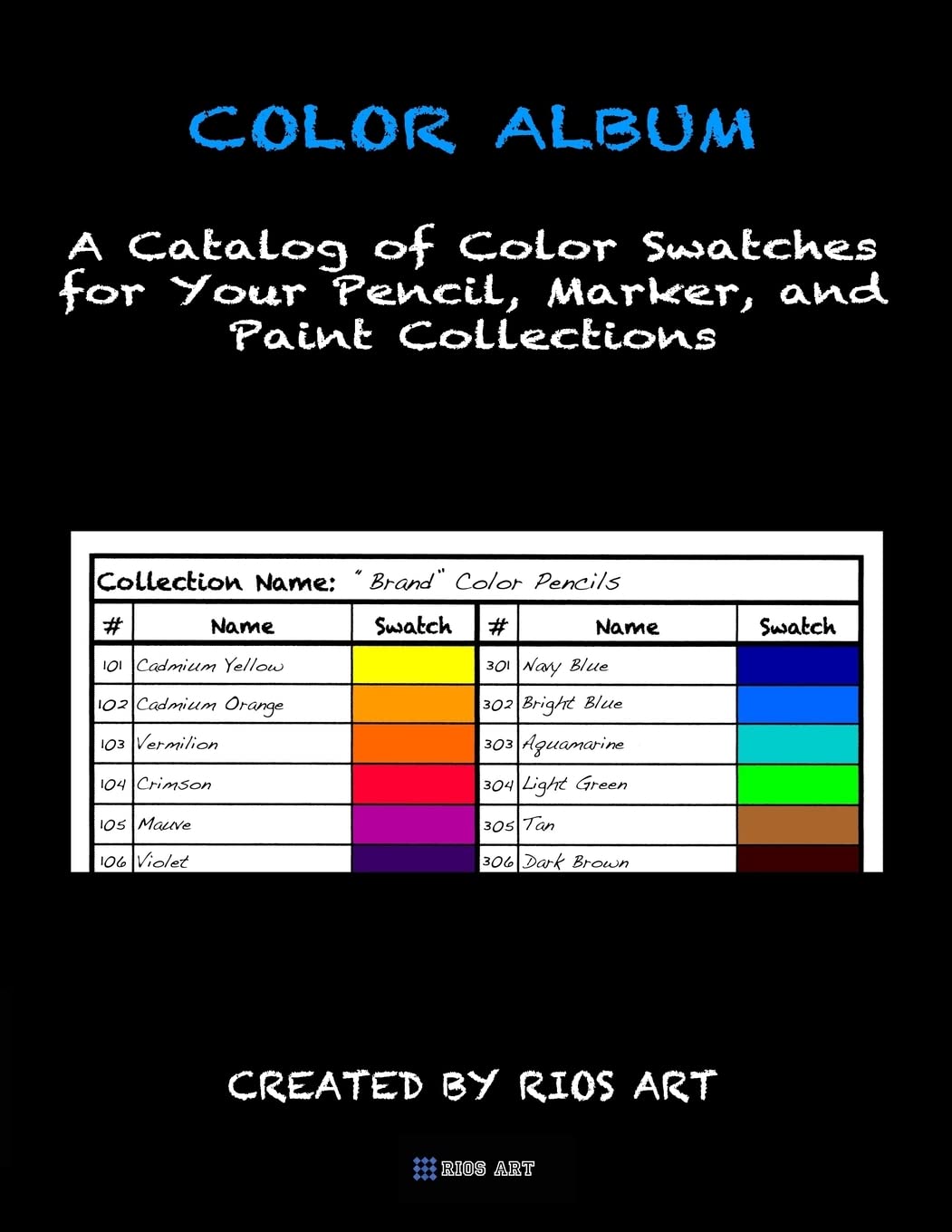 Amazon Color Album A Catalog of Color Swatches for Your Pencil