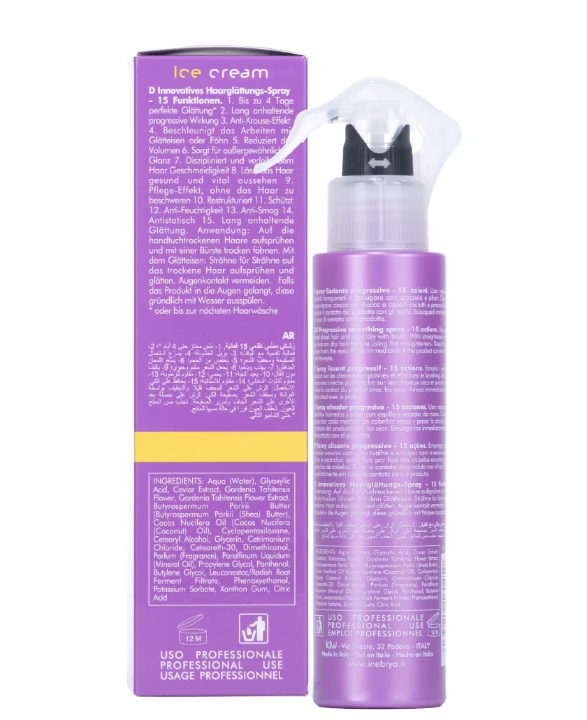 Inebrya Ice Cream Liss-Pro Liss One - Spray Lisciante 15 In 1-150 Ml