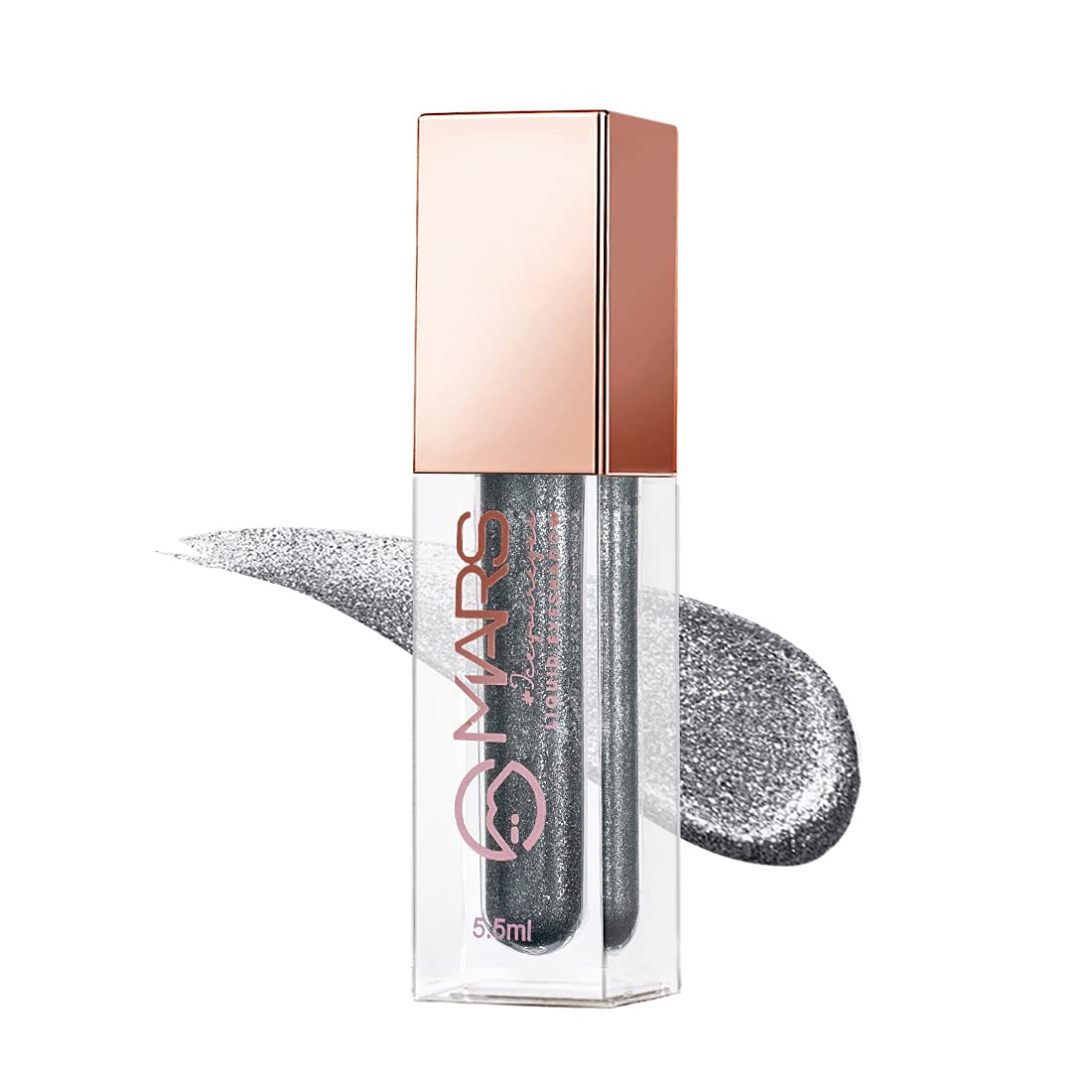 Metallic Liquid Glitter Eyeshadow | Waterproof & Highly Pigmented | Smooth Glide Formula (5.5ml) (05-Gravity)