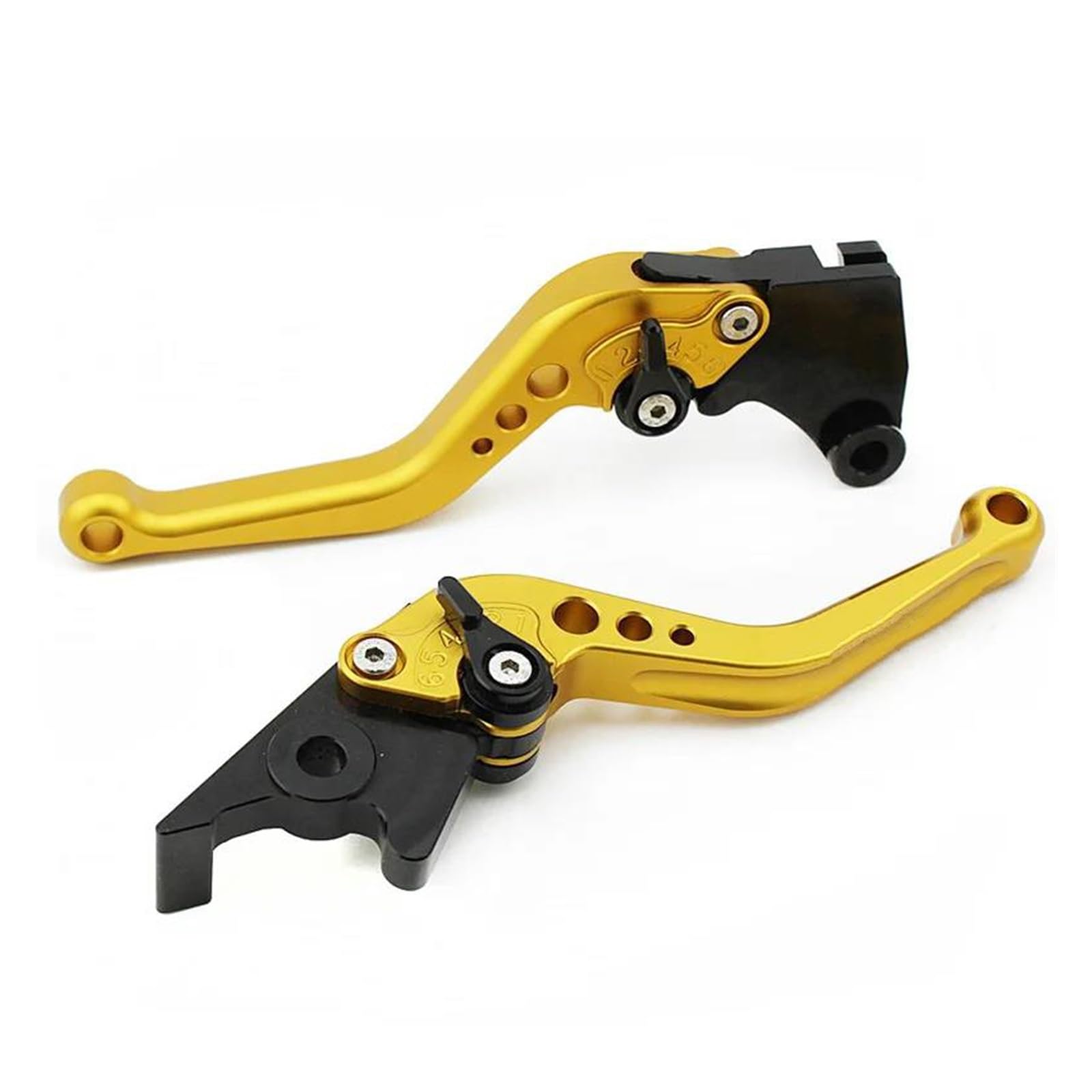 HIOPILKIKG for Triumph Trident 660 2021 2022 Short Handle Leavers Adjustable Brake Clutch Levers Motorcycle Clutch levermotorcycle(T)