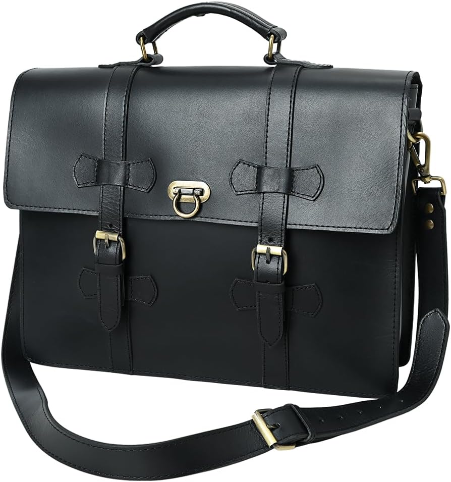 American Darling Western Genuine Leather Briefcase Bag Handmade Durable Work Laptop Messenger Office Travel Professional Bag